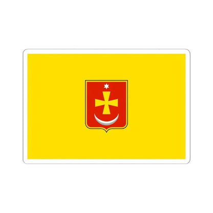 Flag of Konotop Ukraine - STICKER Vinyl Kiss-Cut Decal 6 Inch White - The Sticker Space