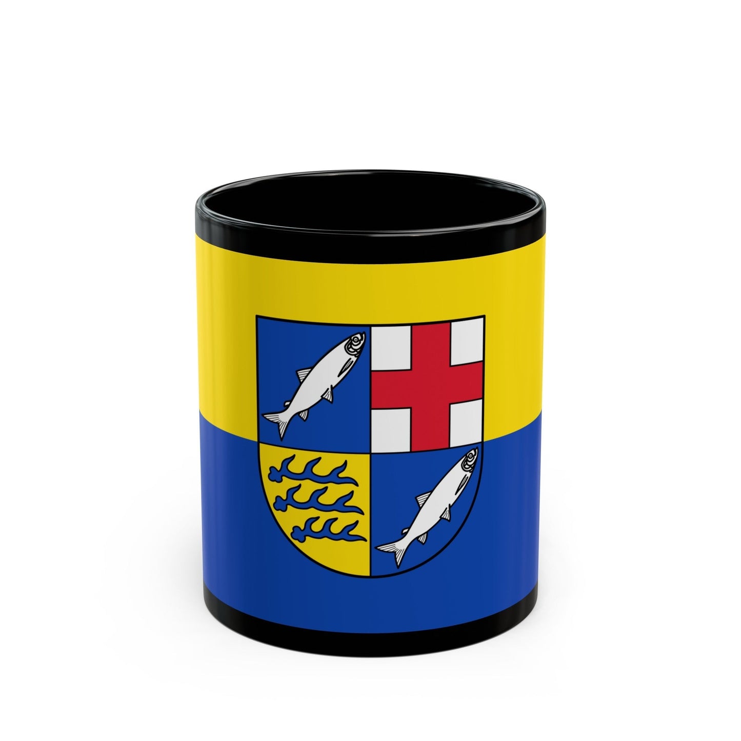 Flag of Konstanz Germany - Black Coffee Mug-11oz-The Sticker Space