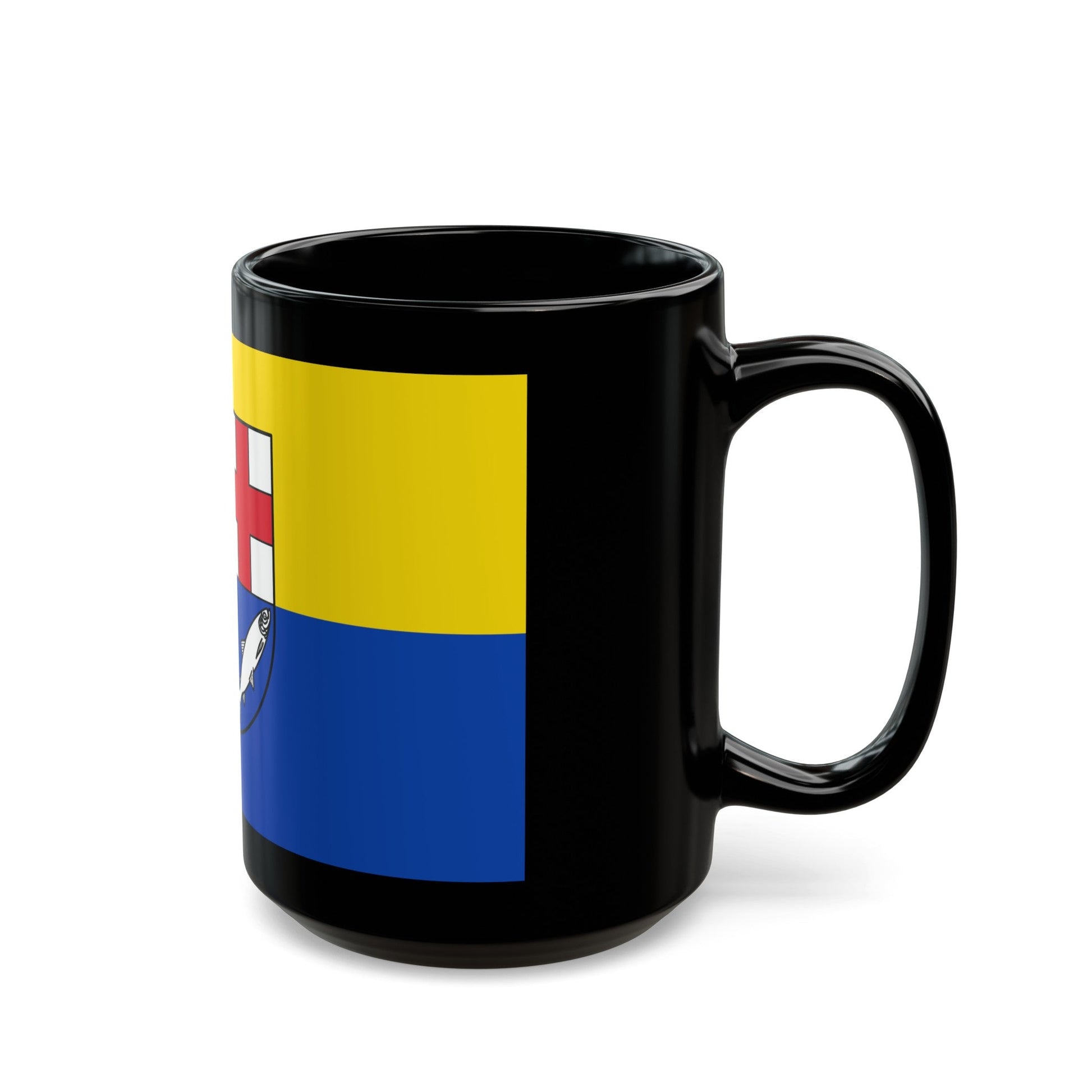 Flag of Konstanz Germany - Black Coffee Mug-The Sticker Space