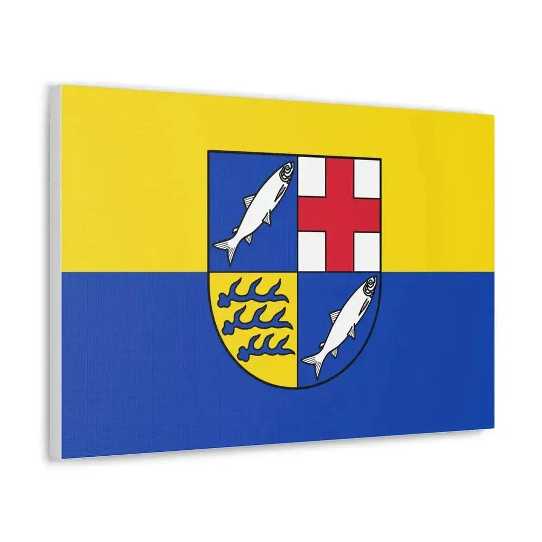 Flag of Konstanz Germany - Canvas Wall Art - The Sticker Space