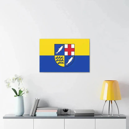 Flag of Konstanz Germany - Canvas Wall Art - The Sticker Space