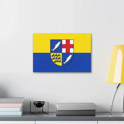 Flag of Konstanz Germany - Canvas Wall Art - The Sticker Space