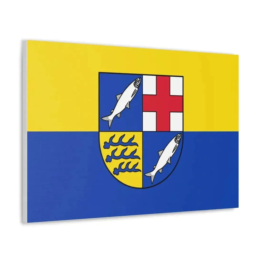 Flag of Konstanz Germany - Canvas Wall Art - The Sticker Space