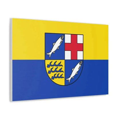 Flag of Konstanz Germany - Canvas Wall Art - The Sticker Space