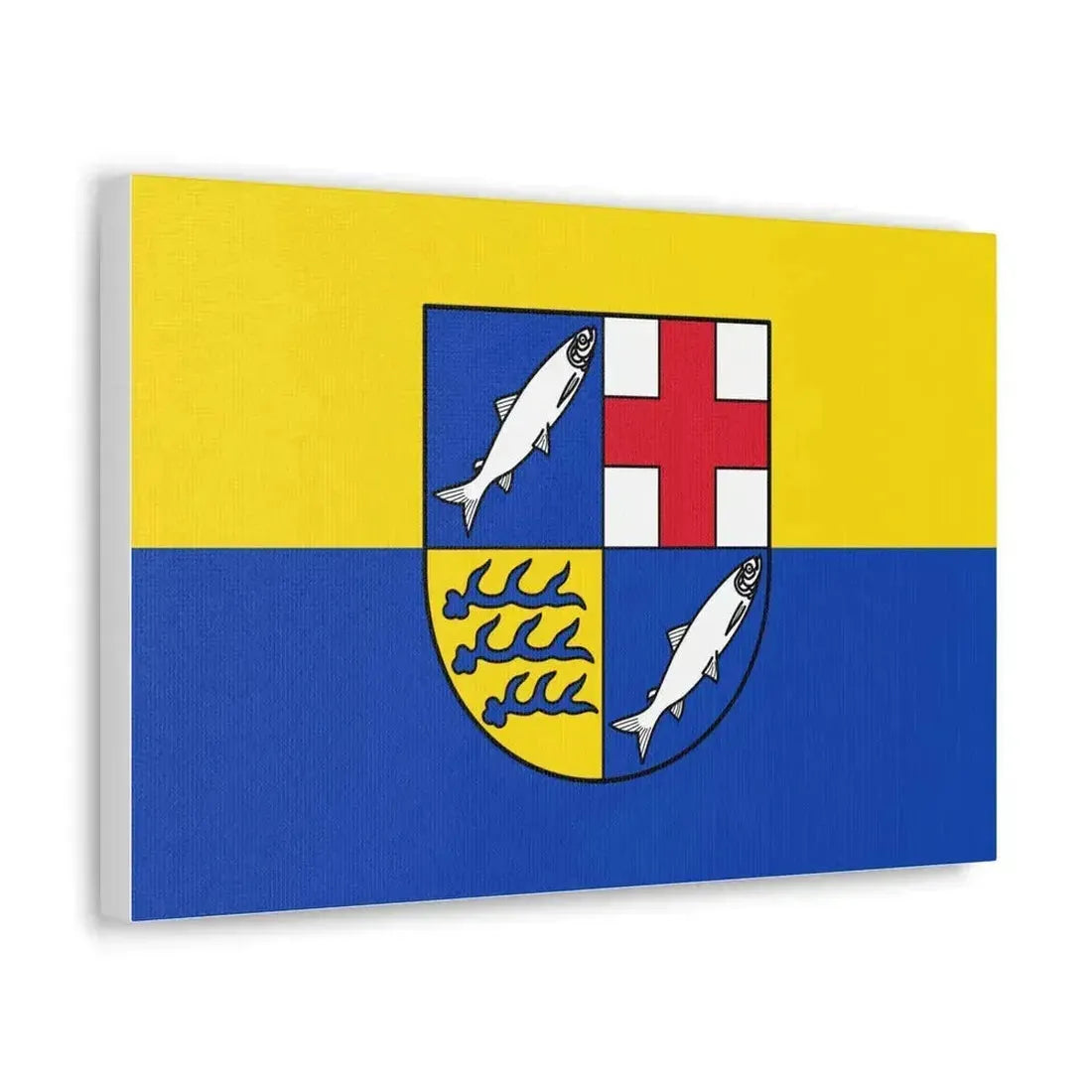 Flag of Konstanz Germany - Canvas Wall Art - The Sticker Space