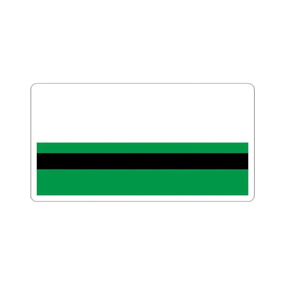 Flag of Kopys Belarus (Belarus) STICKER Vinyl Kiss-Cut Decal 3 Inch White - The Sticker Space