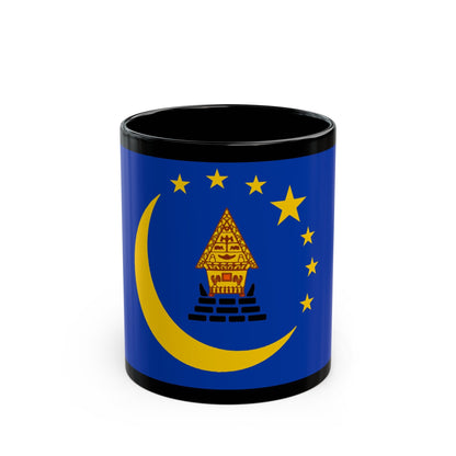 Flag of Koror Palau - Black Coffee Mug-11oz-The Sticker Space