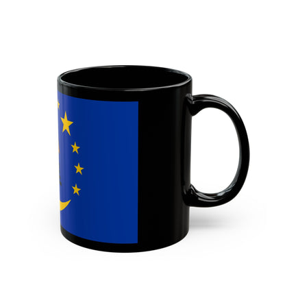 Flag of Koror Palau - Black Coffee Mug-The Sticker Space