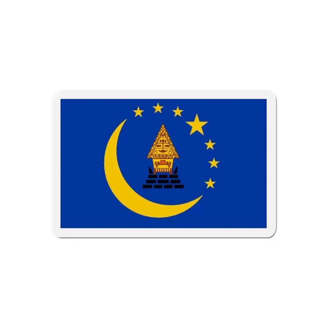Flag of Koror Palau - Refrigerator Magnet - The Sticker Space