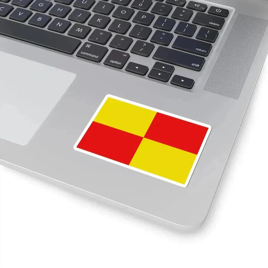 Flag of Kortessem (Belgium) STICKER Vinyl Kiss-Cut Decal - The Sticker Space