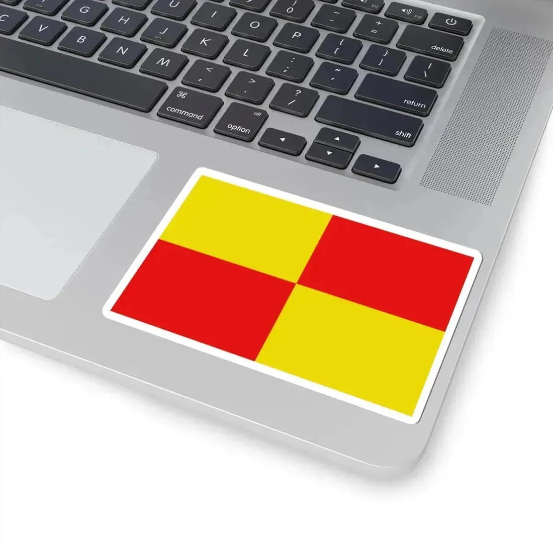 Flag of Kortessem (Belgium) STICKER Vinyl Kiss-Cut Decal - The Sticker Space