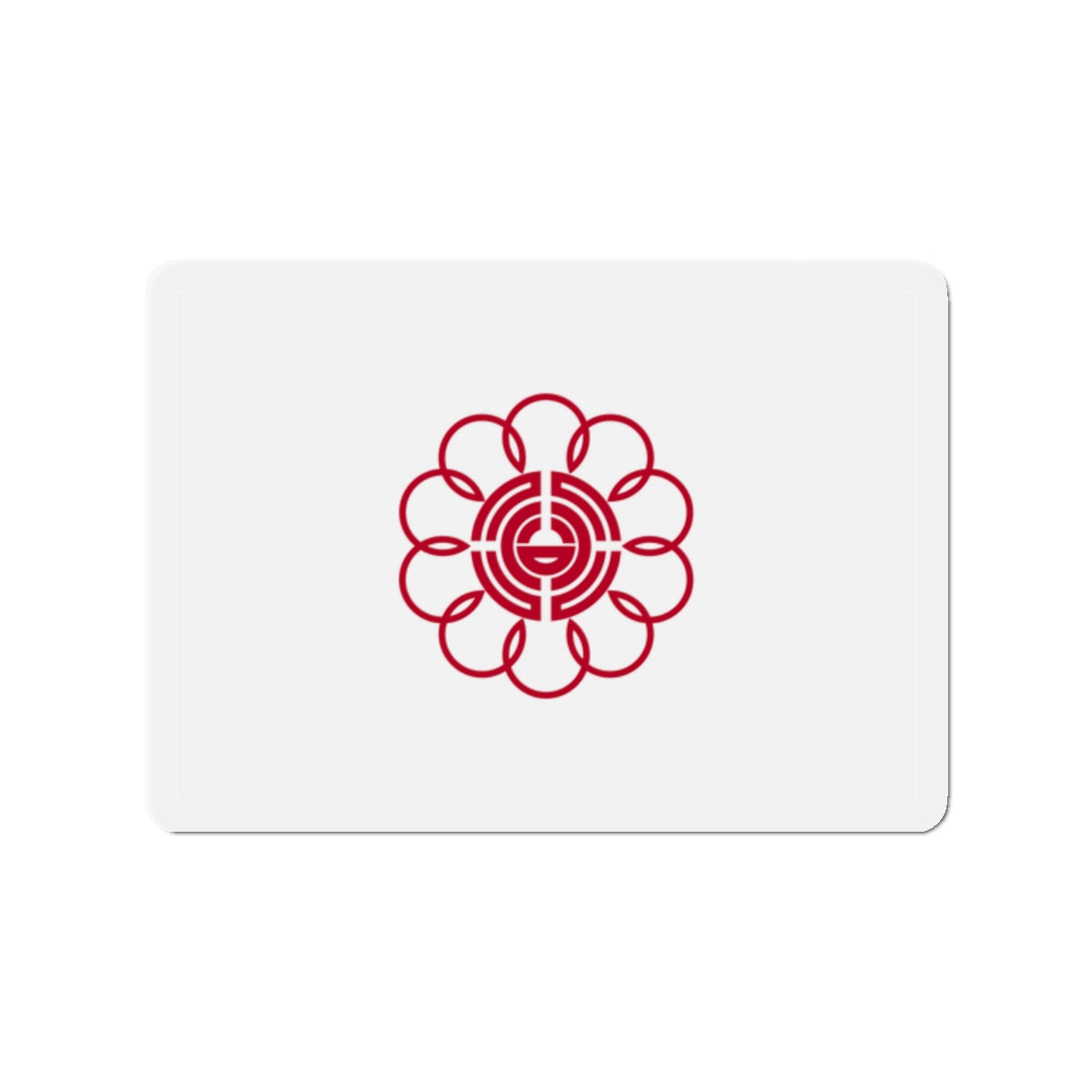 Flag of Koshigaya Saitama Japan - Die-Cut Magnet-2" x 2"-The Sticker Space