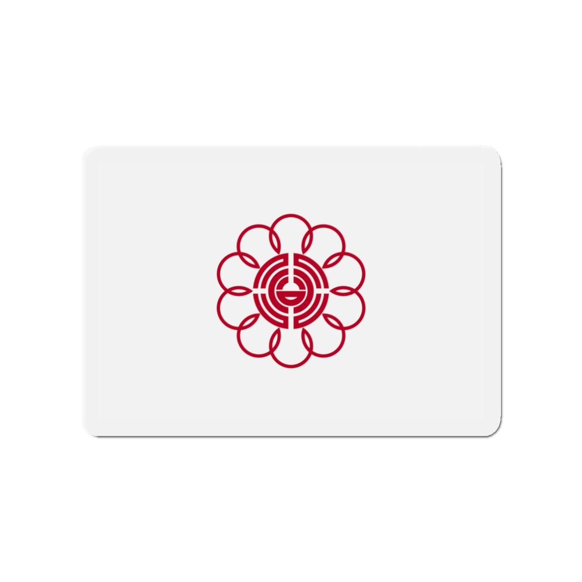 Flag of Koshigaya Saitama Japan - Die-Cut Magnet-3" x 3"-The Sticker Space