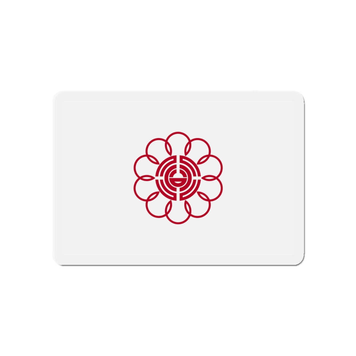 Flag of Koshigaya Saitama Japan - Die-Cut Magnet-4" x 4"-The Sticker Space