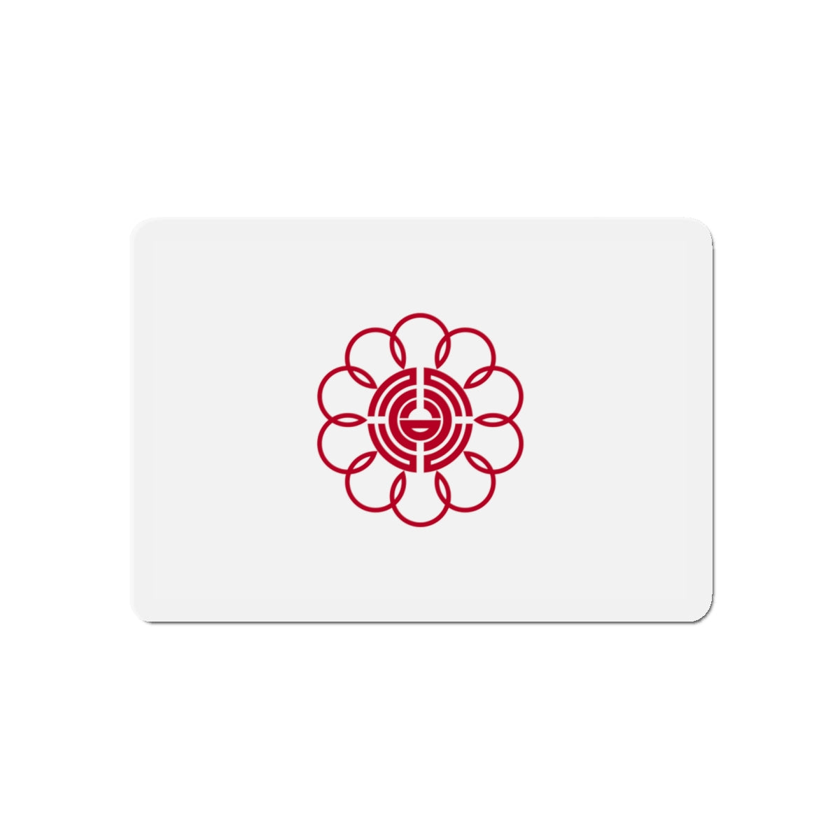 Flag of Koshigaya Saitama Japan - Die-Cut Magnet-5" x 5"-The Sticker Space