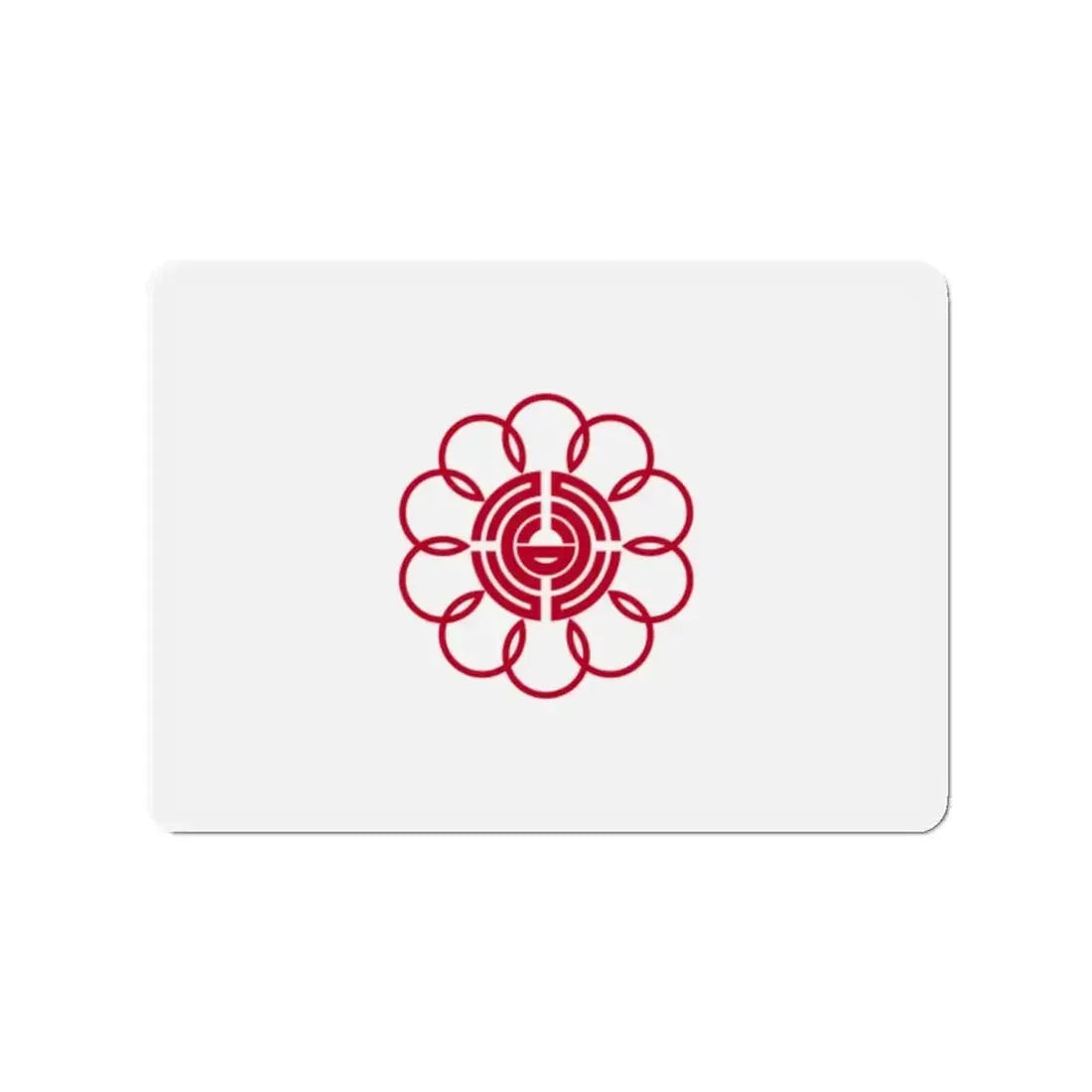 Flag of Koshigaya Saitama Japan - Refrigerator Magnet 2 Inch - The Sticker Space