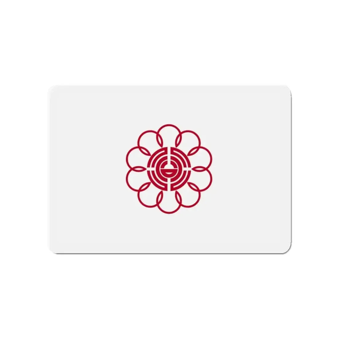 Flag of Koshigaya Saitama Japan - Refrigerator Magnet 3 Inch - The Sticker Space