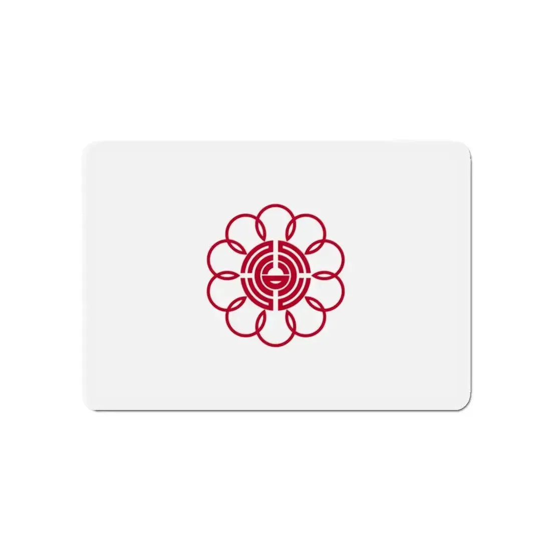 Flag of Koshigaya Saitama Japan - Refrigerator Magnet 4 Inch - The Sticker Space