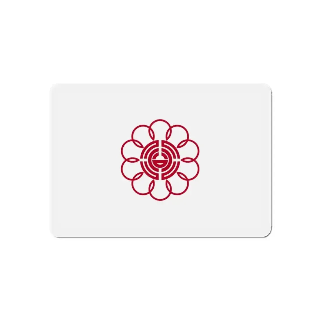 Flag of Koshigaya Saitama Japan - Refrigerator Magnet 5 Inch - The Sticker Space