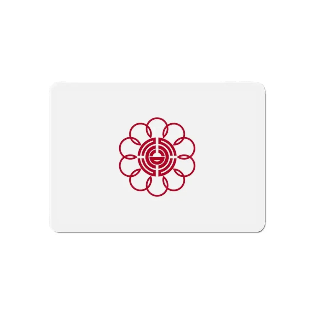 Flag of Koshigaya Saitama Japan - Refrigerator Magnet 6 Inch - The Sticker Space