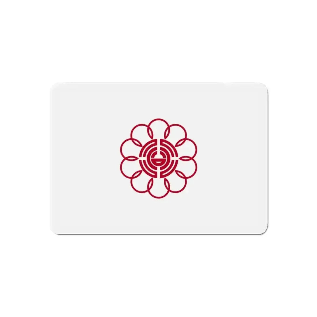 Flag of Koshigaya Saitama Japan - Refrigerator Magnet - The Sticker Space
