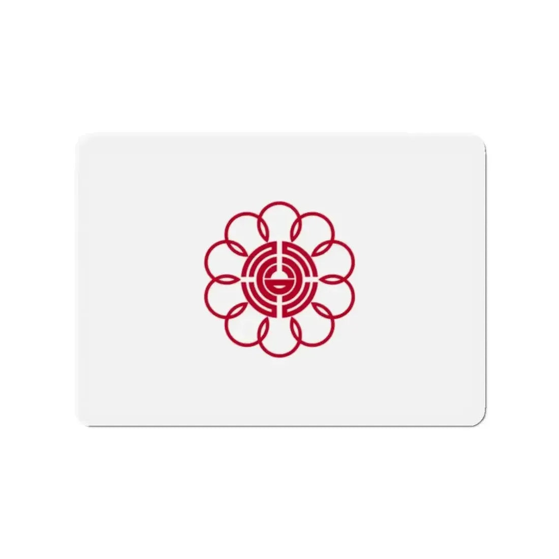 Flag of Koshigaya Saitama Japan - Refrigerator Magnet - The Sticker Space