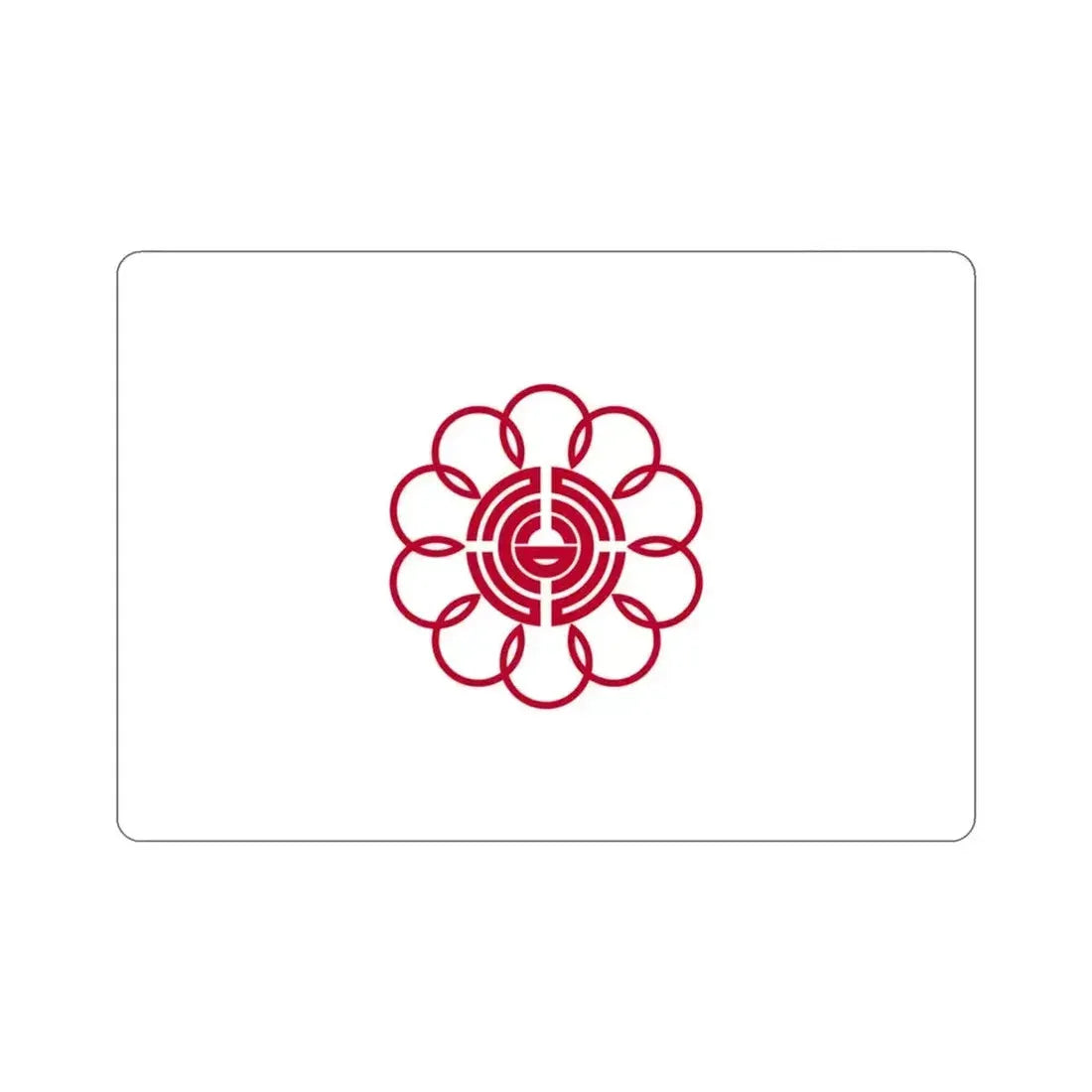 Flag of Koshigaya Saitama Japan STICKER Vinyl Die-Cut Decal 3 Inch - The Sticker Space