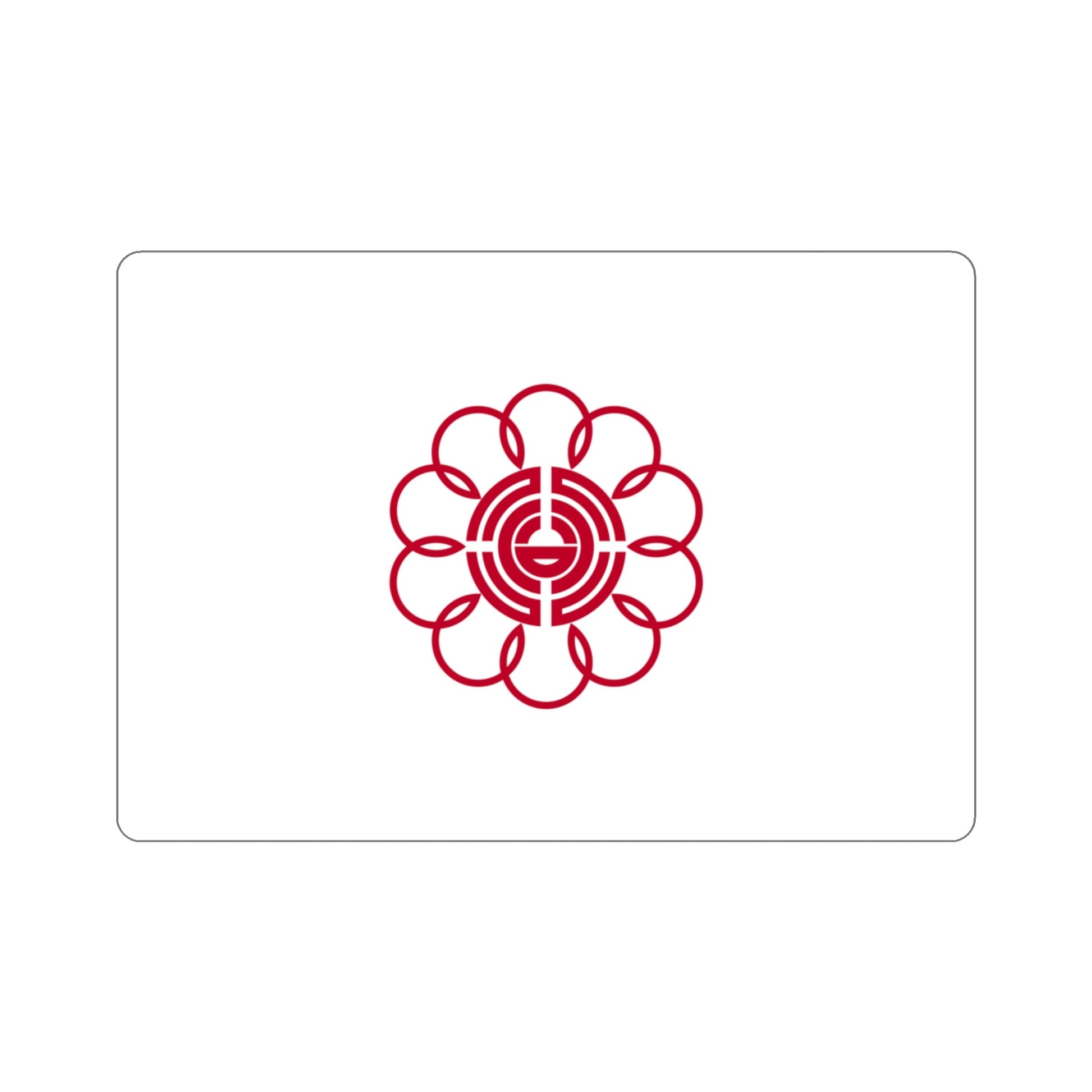 Flag of Koshigaya Saitama Japan STICKER Vinyl Die-Cut Decal-3 Inch-The Sticker Space