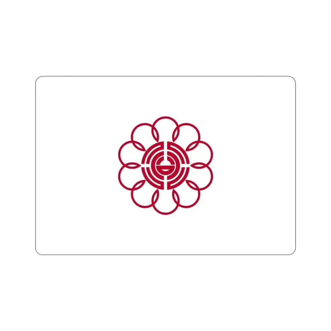 Flag of Koshigaya Saitama Japan STICKER Vinyl Die-Cut Decal 5 Inch - The Sticker Space