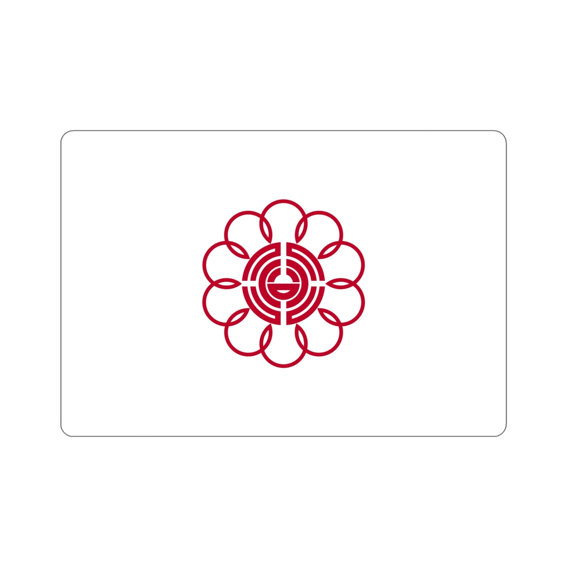 Flag of Koshigaya Saitama Japan STICKER Vinyl Die-Cut Decal-6 Inch-The Sticker Space