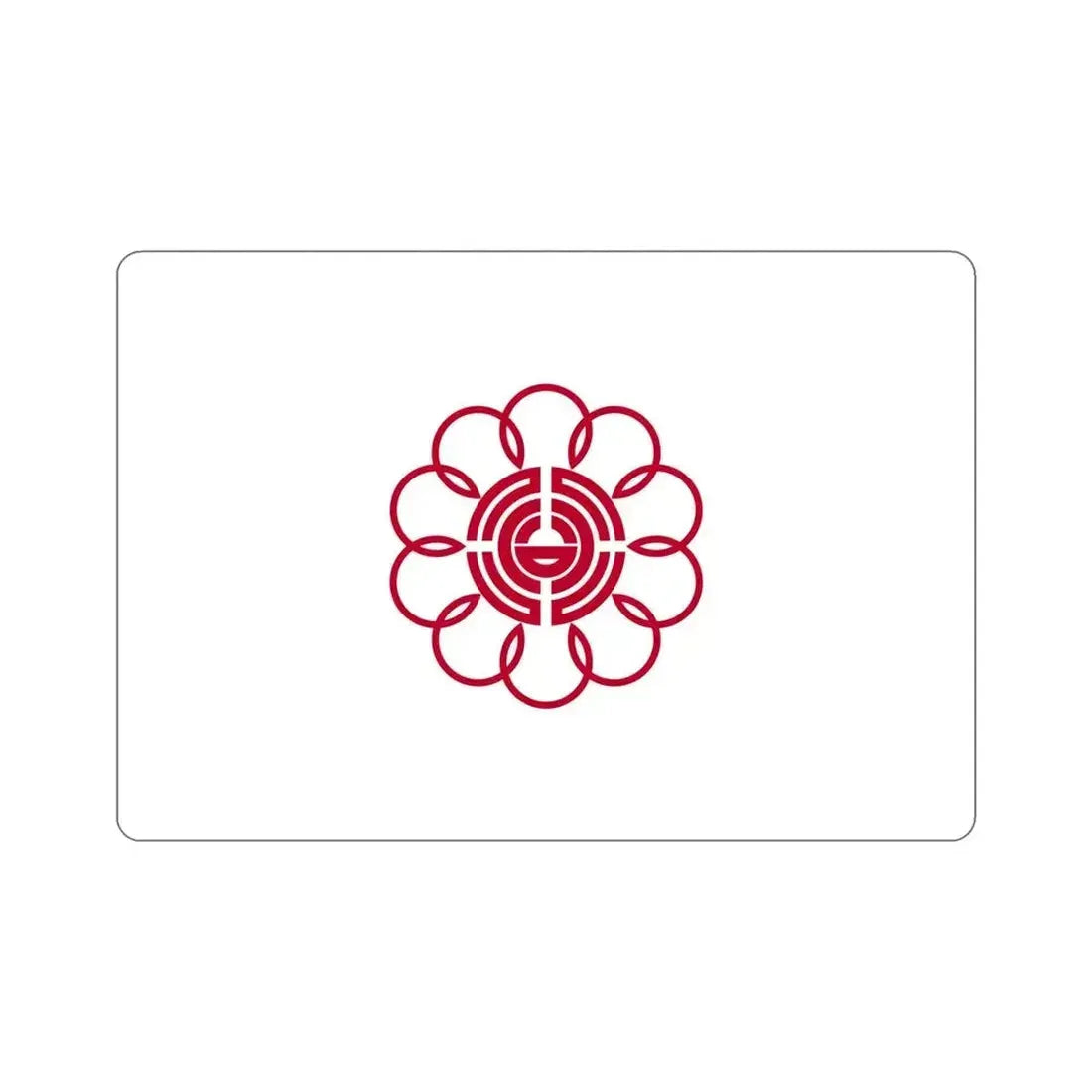 Flag of Koshigaya Saitama Japan STICKER Vinyl Die-Cut Decal 6 Inch - The Sticker Space