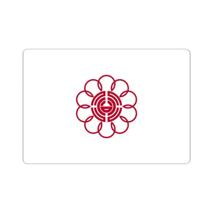 Flag of Koshigaya Saitama Japan - STICKER Vinyl Kiss-Cut Decal 2 Inch White - The Sticker Space