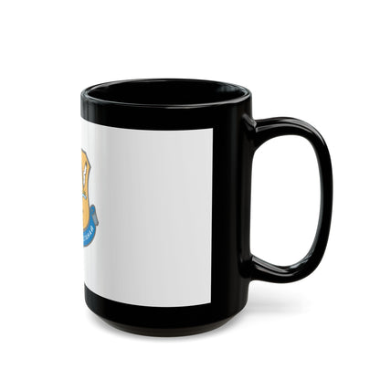 Flag of Kostanay Kazakhstan - Black Coffee Mug-The Sticker Space