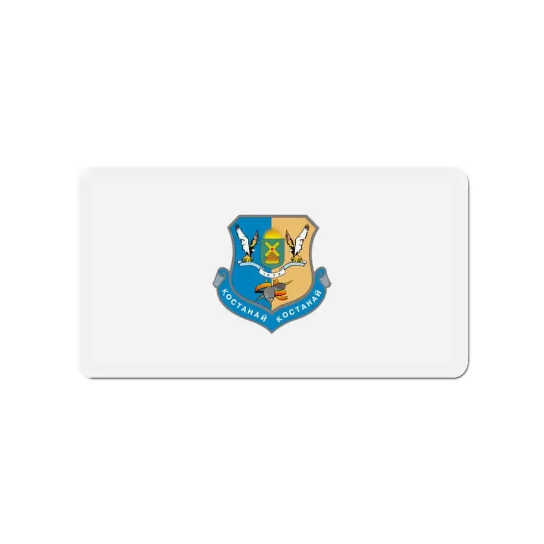 Flag of Kostanay Kazakhstan - Refrigerator Magnet 3 Inch - The Sticker Space