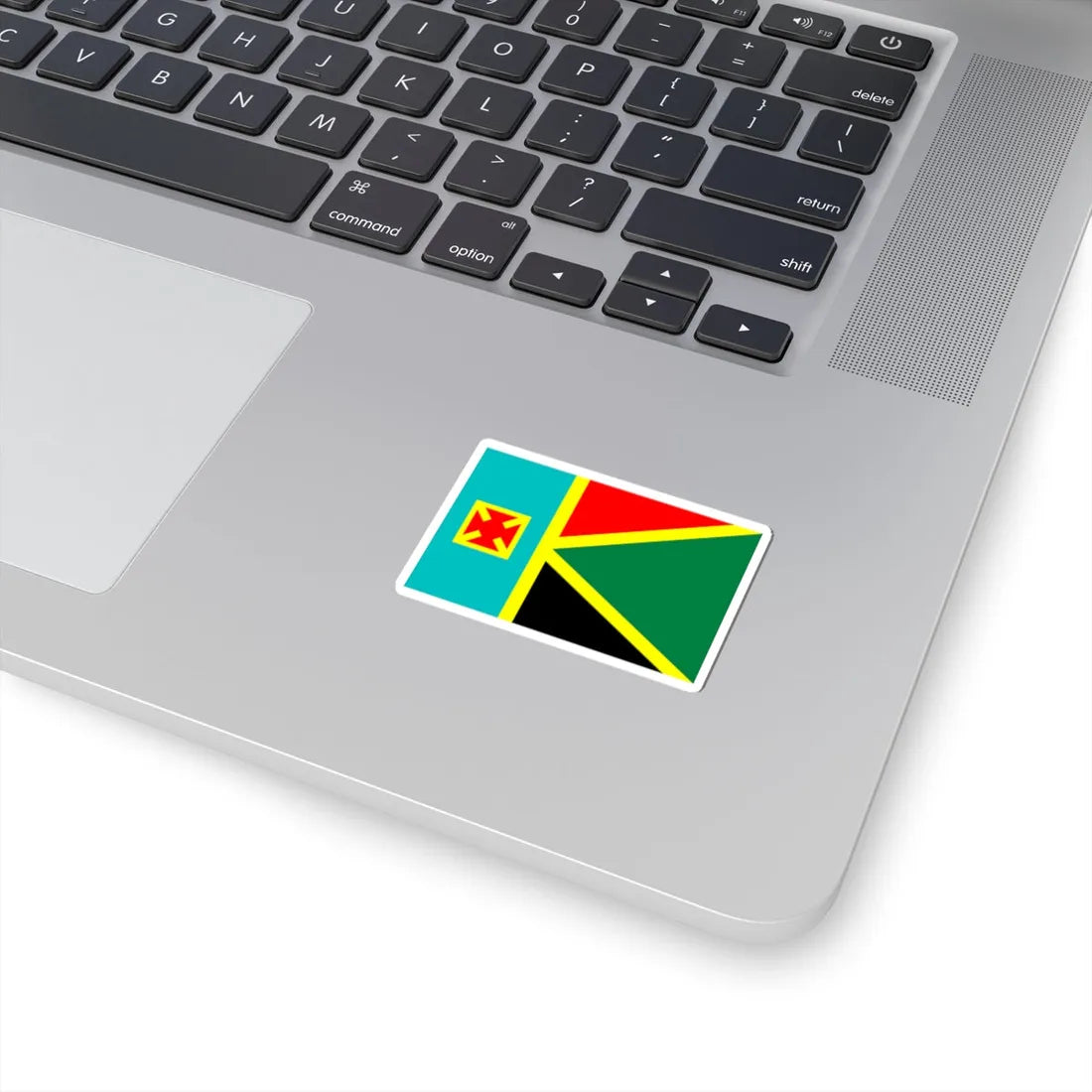 Flag of Kostopilskiy Raion in Rivne Oblast (Ukraine) STICKER Vinyl Kiss-Cut Decal - The Sticker Space