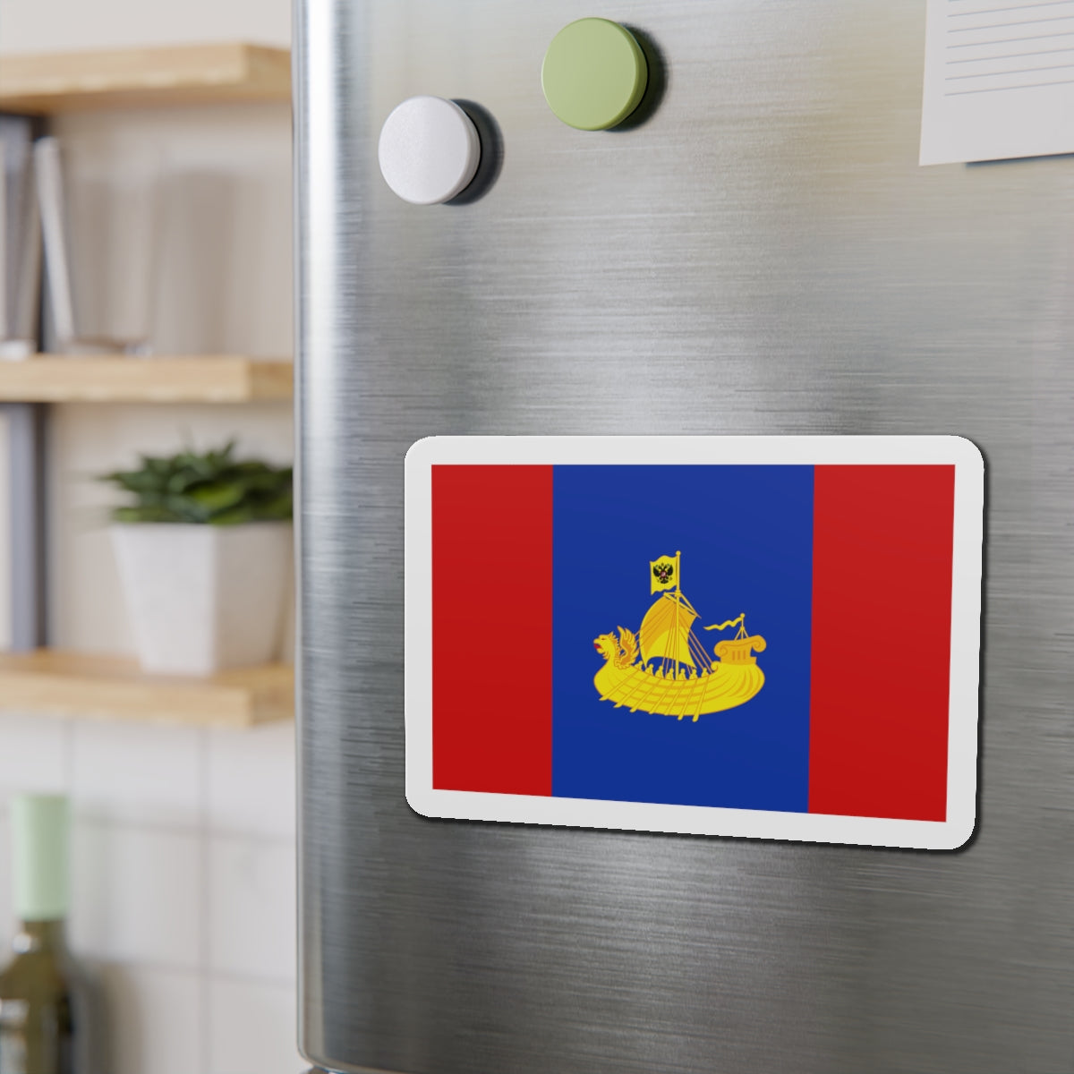 Flag of Kostroma Oblast Russia - Die-Cut Magnet-The Sticker Space