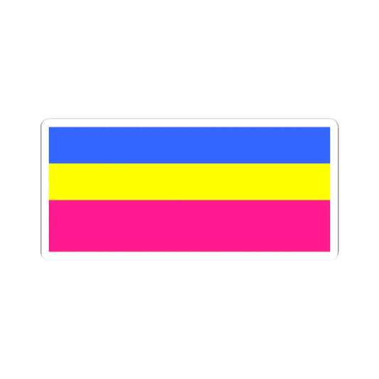 Flag of Kozelschin (Ukraine) STICKER Vinyl Kiss-Cut Decal 2 Inch White - The Sticker Space