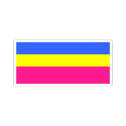 Flag of Kozelschin (Ukraine) STICKER Vinyl Kiss-Cut Decal 6 Inch White - The Sticker Space