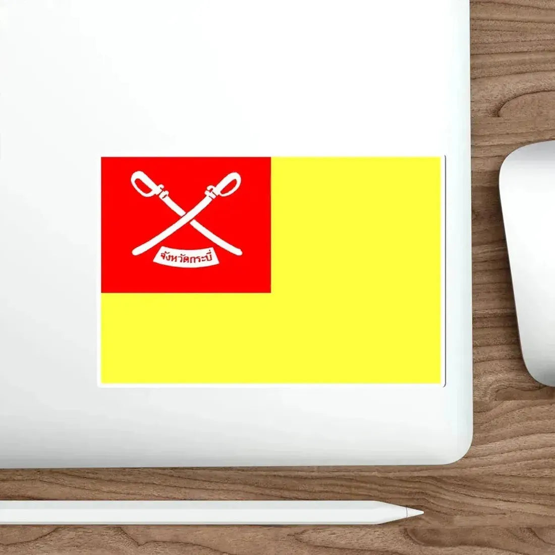 Flag of Krabi Province Thailand STICKER Vinyl Die-Cut Decal - The Sticker Space