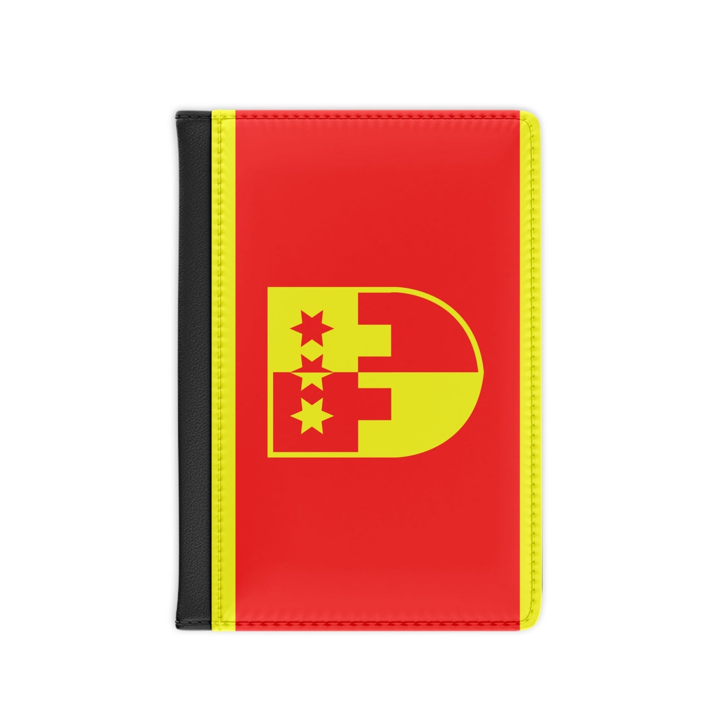 Flag of Krapina Zagorje County Croatia - Passport Holder-3.9" x 5.8"-The Sticker Space