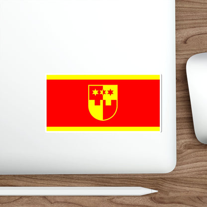 Flag of Krapina Zagorje County Croatia STICKER Vinyl Die-Cut Decal-The Sticker Space