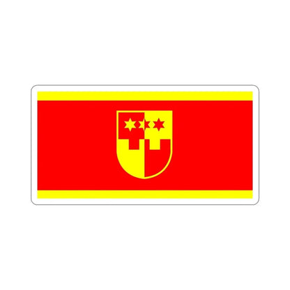 Flag of Krapina Zagorje County Croatia STICKER Vinyl Die-Cut Decal - The Sticker Space