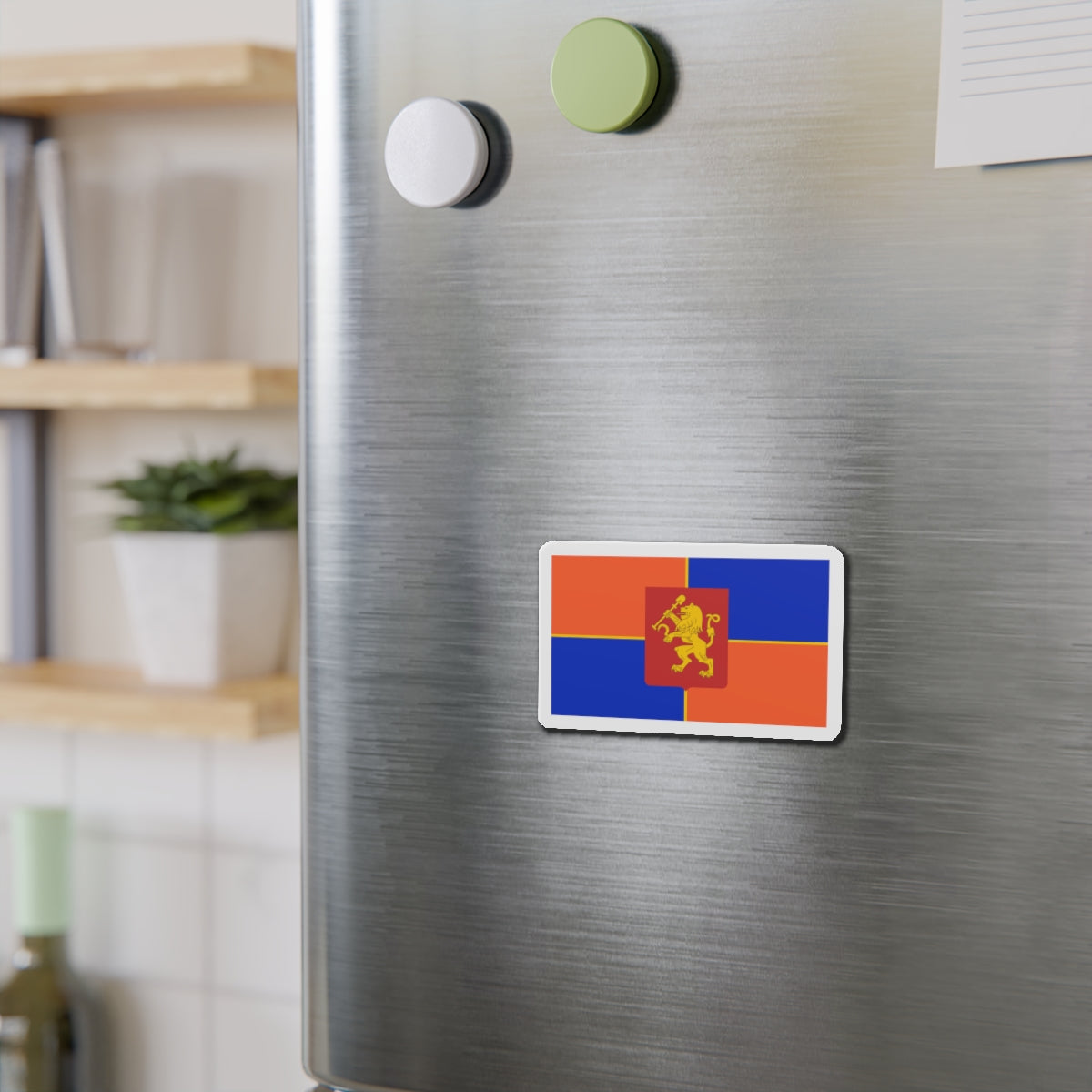 Flag of Krasnoyarsk Russia - Die-Cut Magnet-The Sticker Space