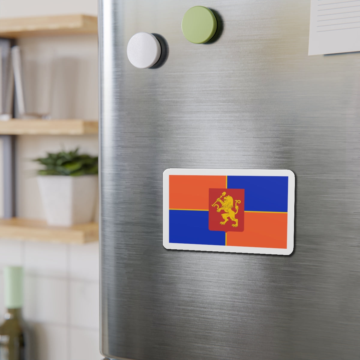 Flag of Krasnoyarsk Russia - Die-Cut Magnet-The Sticker Space