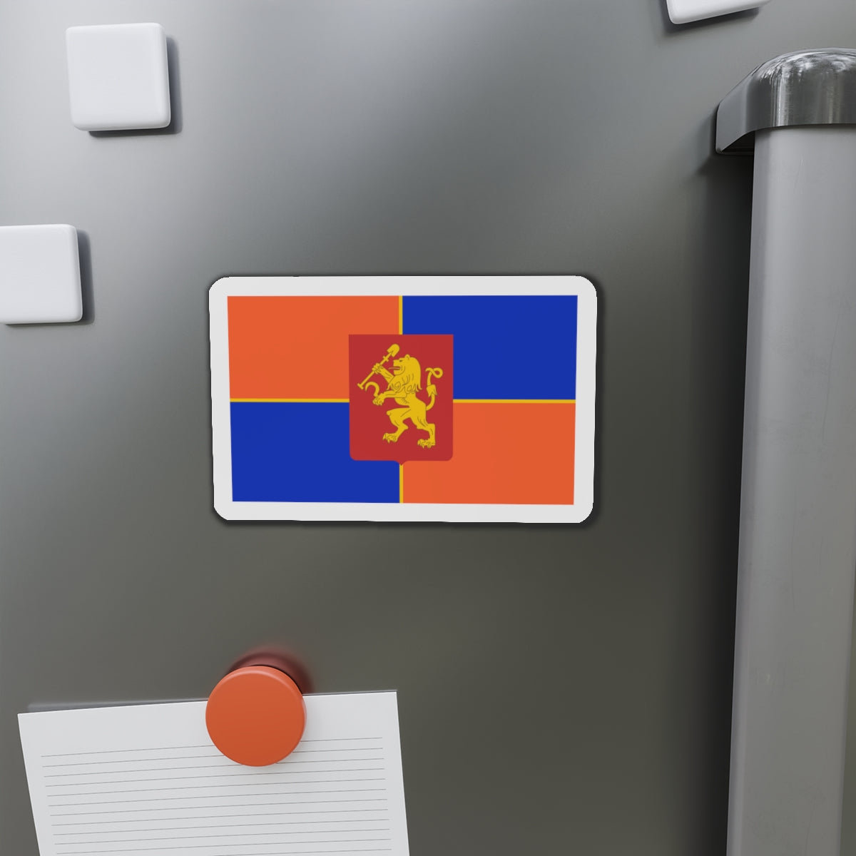 Flag of Krasnoyarsk Russia - Die-Cut Magnet-The Sticker Space