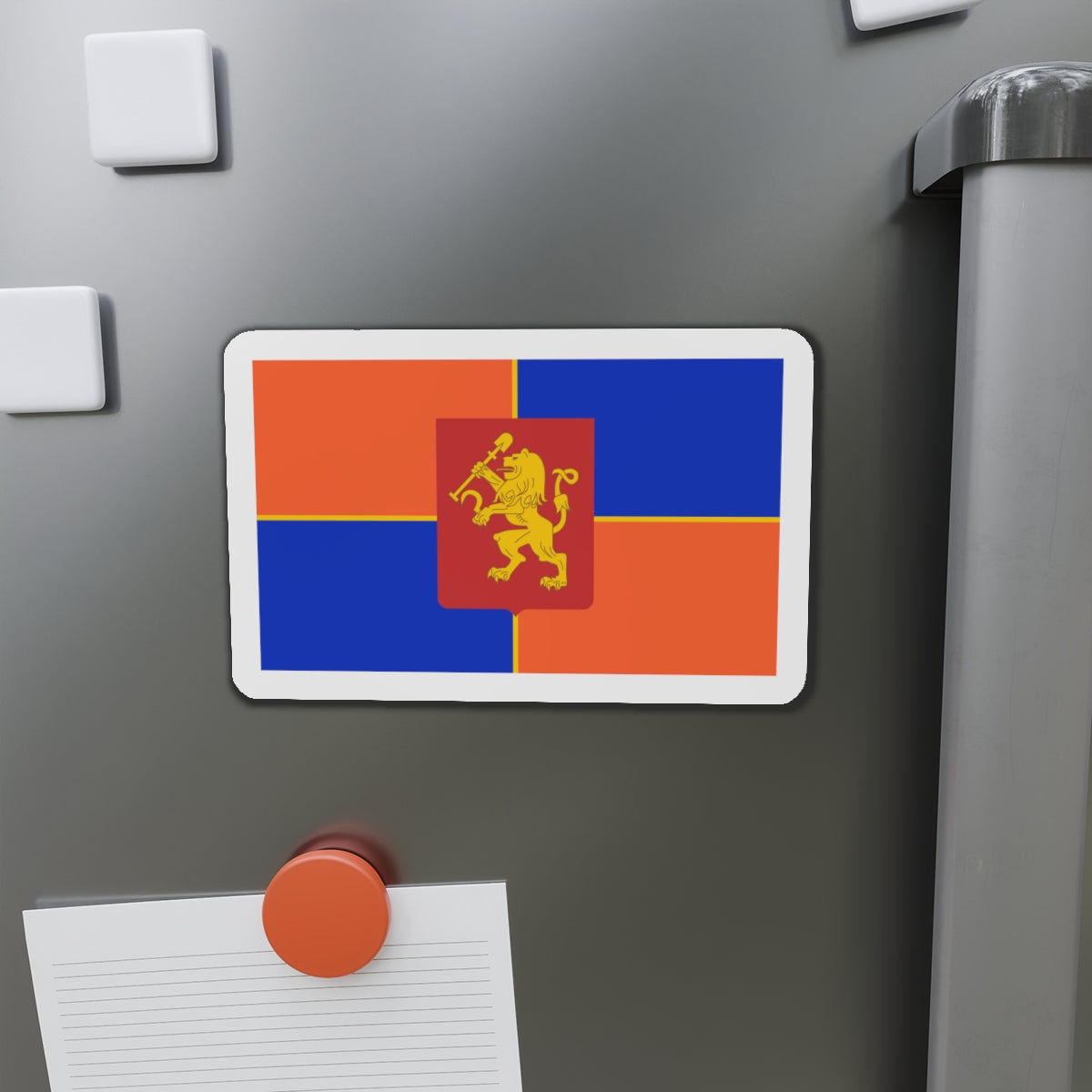 Flag of Krasnoyarsk Russia - Die-Cut Magnet-The Sticker Space