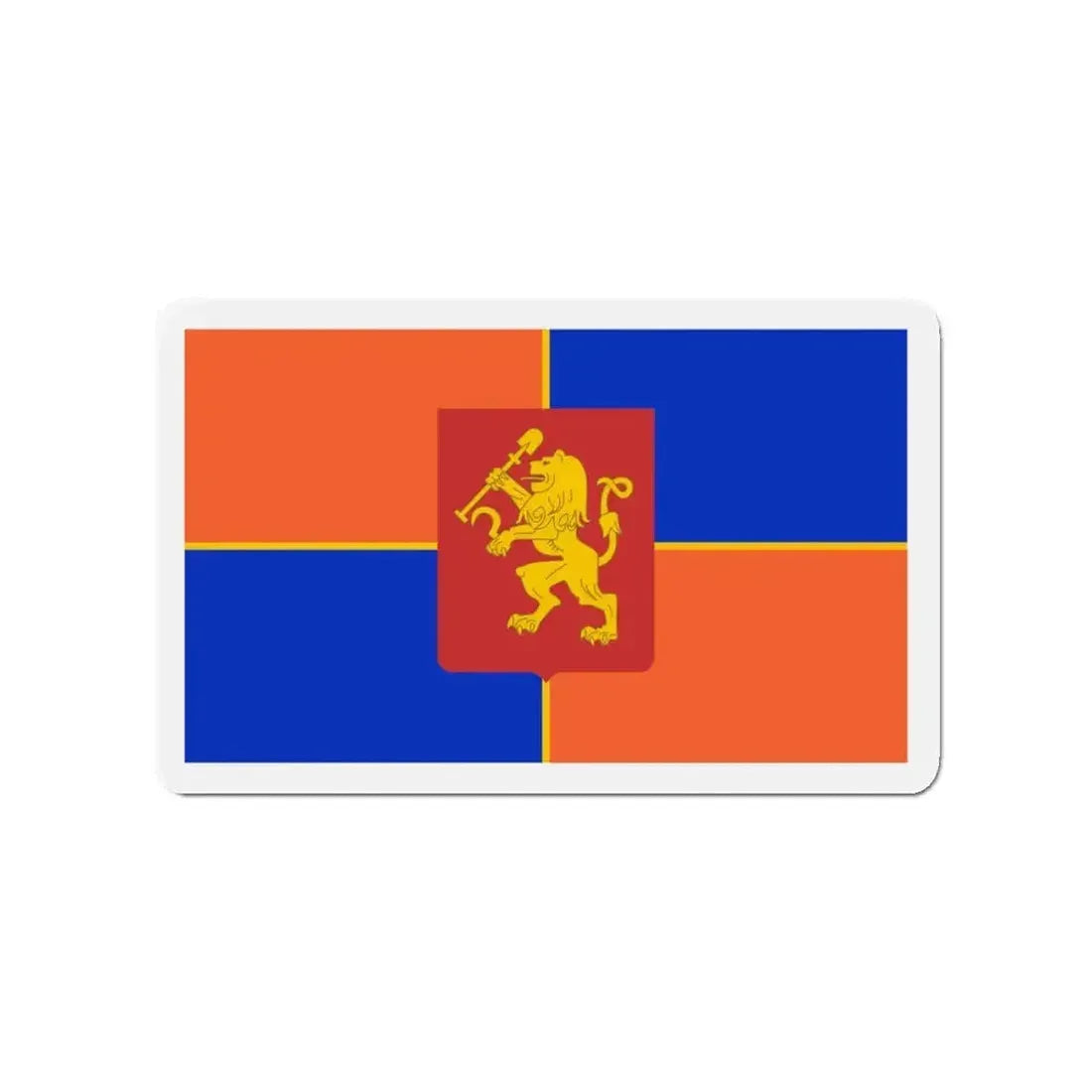 Flag of Krasnoyarsk Russia - Refrigerator Magnet - The Sticker Space