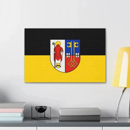Flag of Krefeld Germany - Canvas Wall Art - The Sticker Space