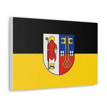 Flag of Krefeld Germany - Canvas Wall Art - The Sticker Space