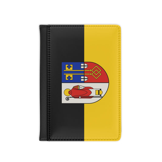 Flag of Krefeld Germany - Passport Holder-3.9" x 5.8"-The Sticker Space